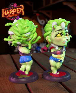 Lil Medusa - Philtomato DTiYS Fan Art 3d model