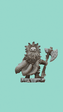 Chibi Wild Shaman - Sovereign Chibi Beasts Collection (Model #5) 3d model