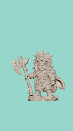 Chibi Wild Shaman - Sovereign Chibi Beasts Collection (Model #5) 3d model