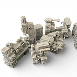 Factory Machines 3d model