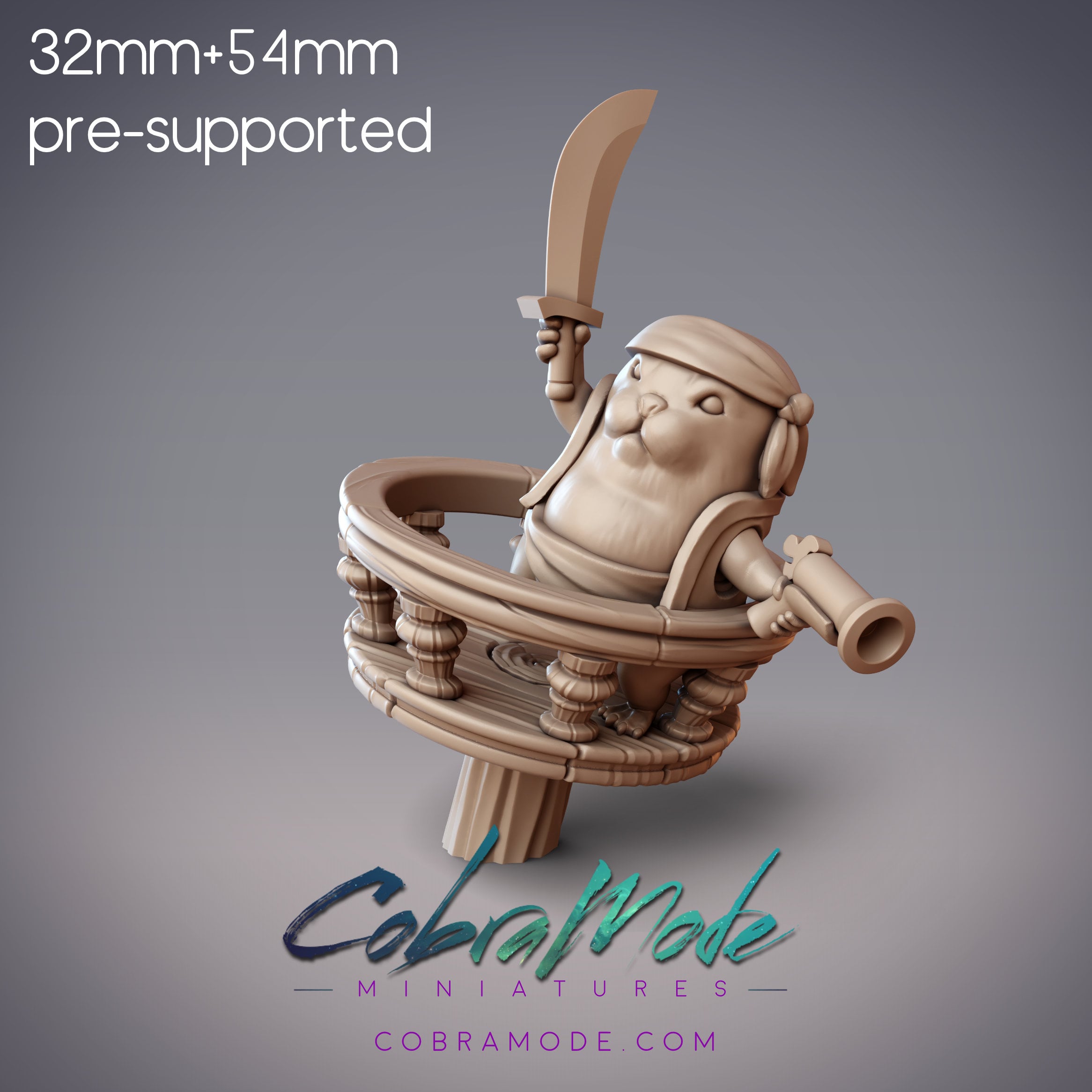 STL_Morrangi Pirate Birtum 32_Supported.stl 3d model