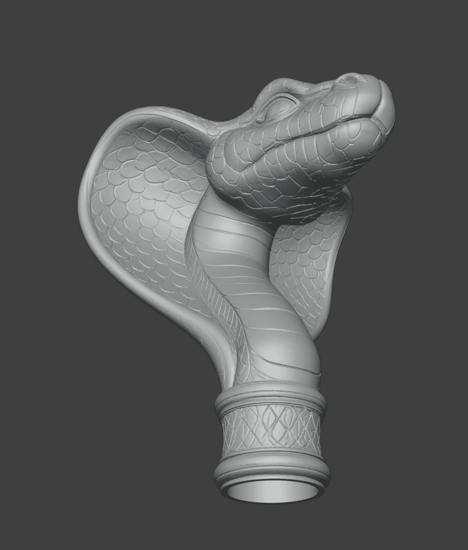 Jafar Snake Staff 3d model