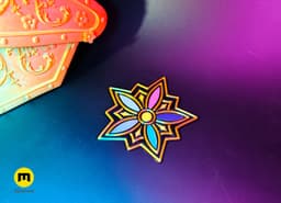 Rumi Flower Shoulder Patch - KPop Demon Hunters 3d model