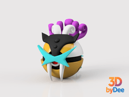 Raikou Poke Ball 3d model