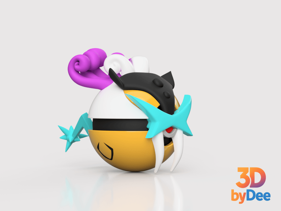 Raikou Poke Ball 3d model
