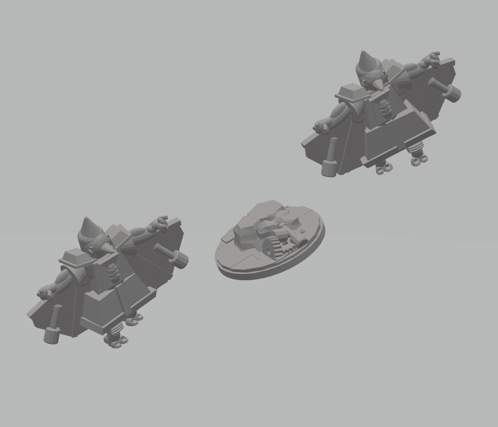 FHW: Oxchan/ Zorblins Airborne Mini Pose a 3d model