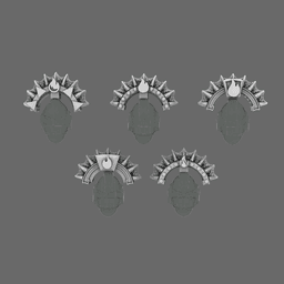 Dragon Knights Dragon Scale Crests 3d model