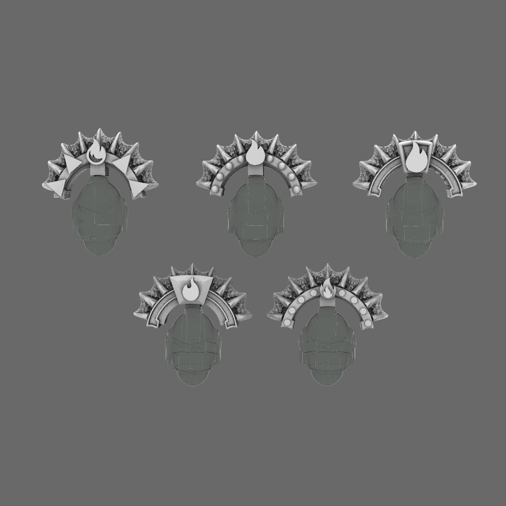 Dragon Knights Dragon Scale Crests 3d model