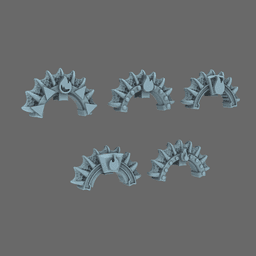 Dragon Knights Dragon Scale Crests 3d model