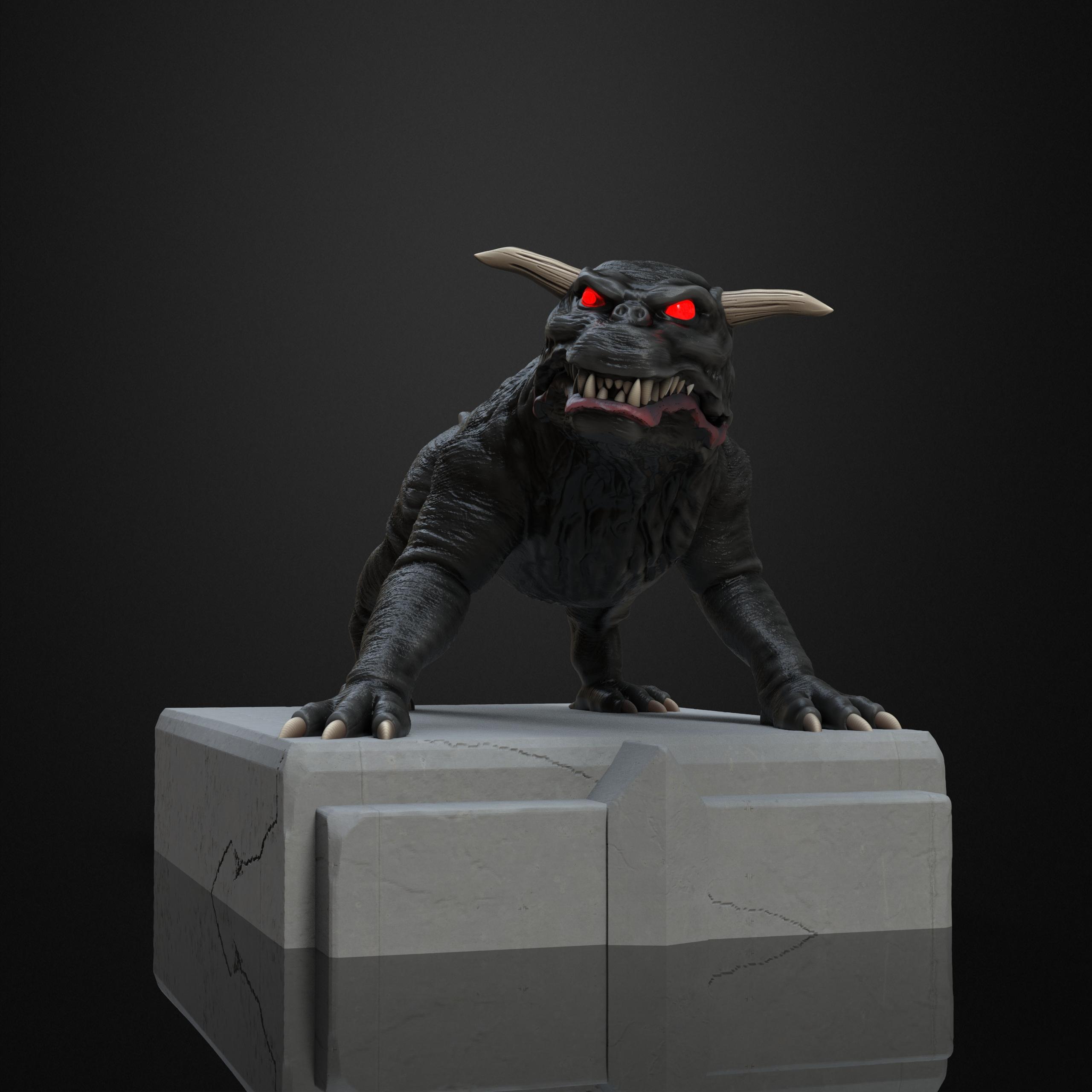 Zuul Terror Dog - Ghostbusters (Pre-Supported) 3d model