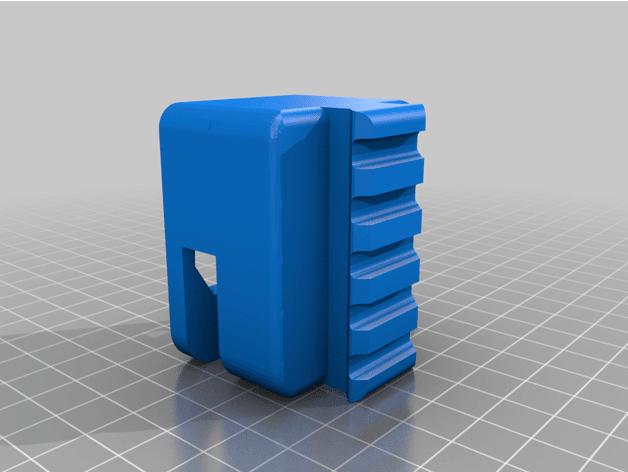 Nerf Picatinny stock adaptor - Remix 3d model
