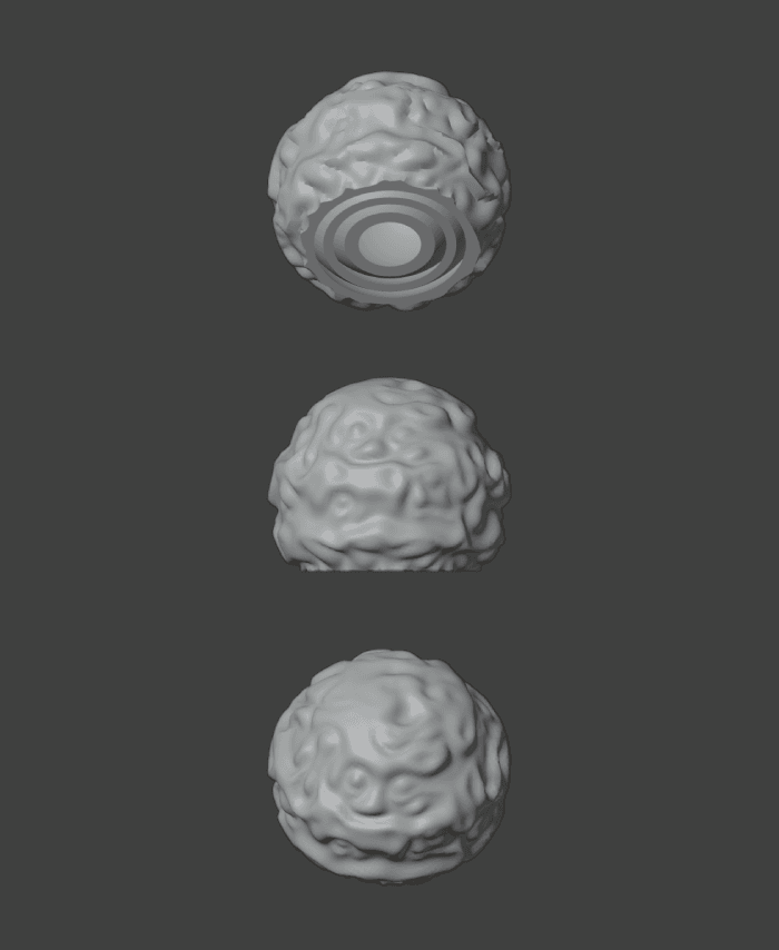 Fidget Orb Ball ( Warped Pattern ) 3d model