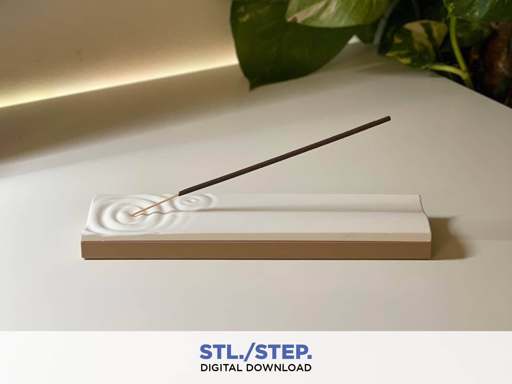 Ripple, incense holder. 3d model