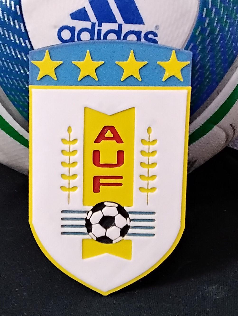Uruguay national football team coaster or plaque 3d model