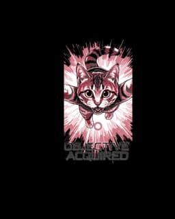 Target acquired and the cat attack begins - Set of bookmarks 3d model
