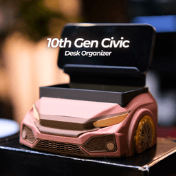 10th Gen Civic Desk Organizer – AMS Ready 3d model