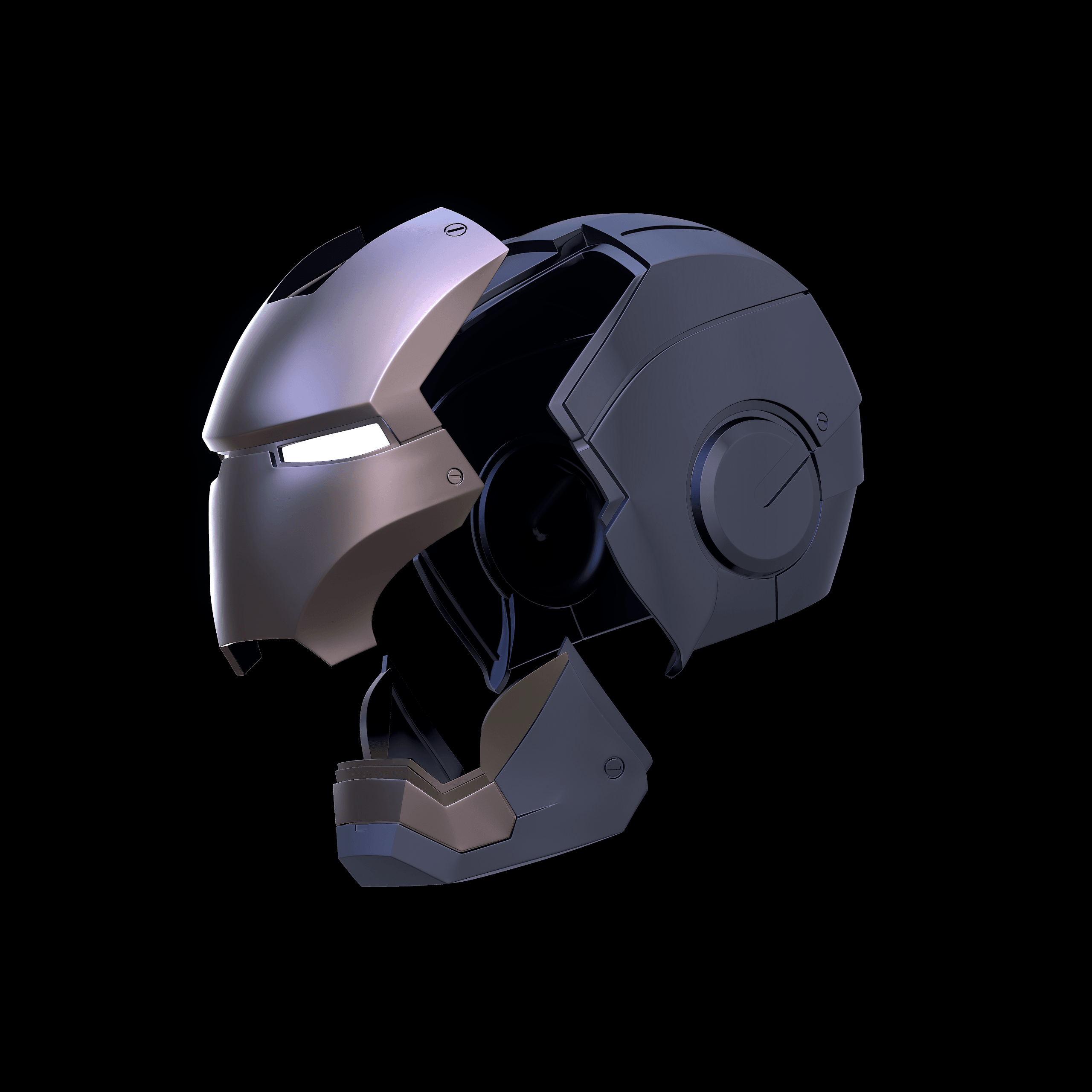 Iron Man MK7 Stealth Helmet 3d model