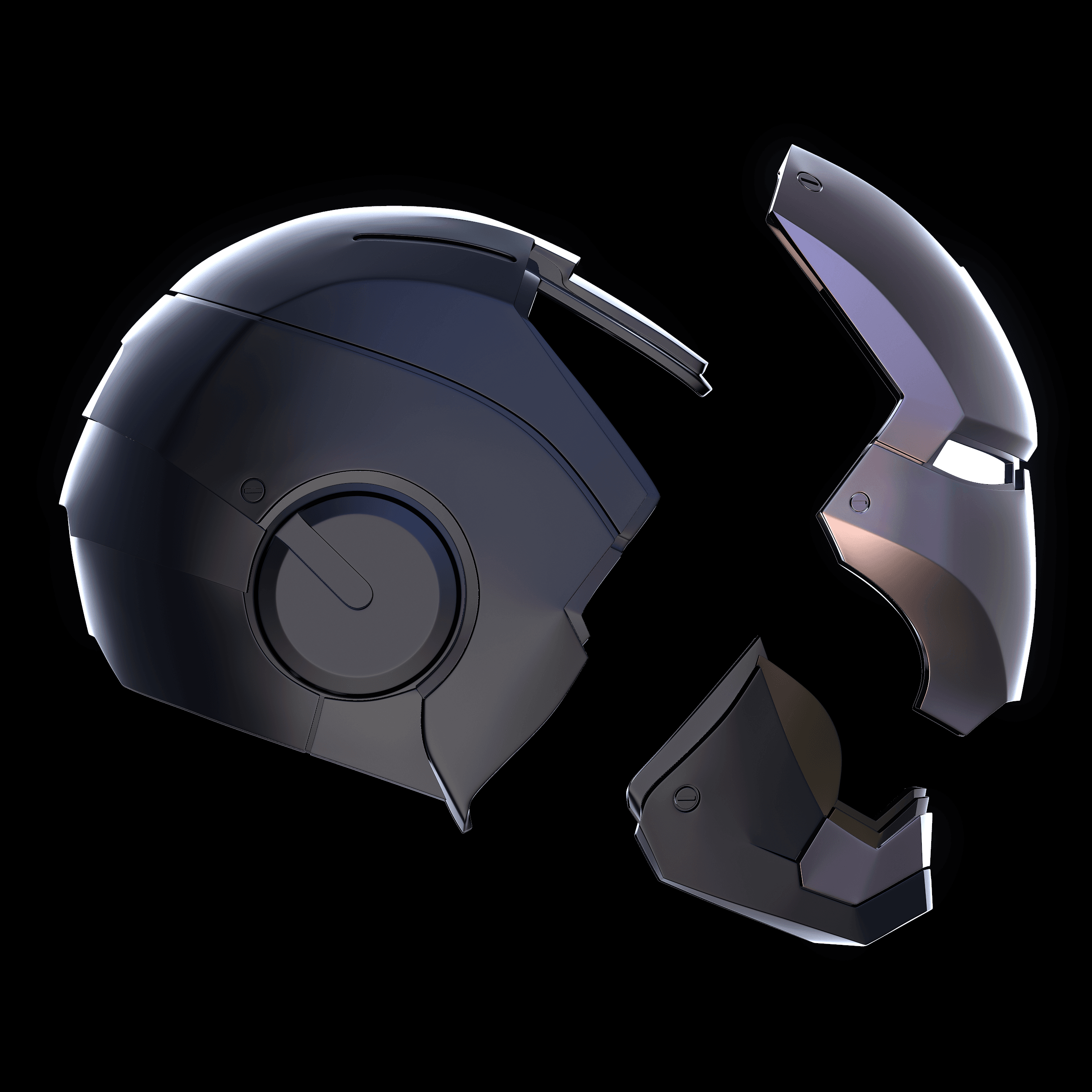 Iron Man MK7 Stealth Helmet 3d model