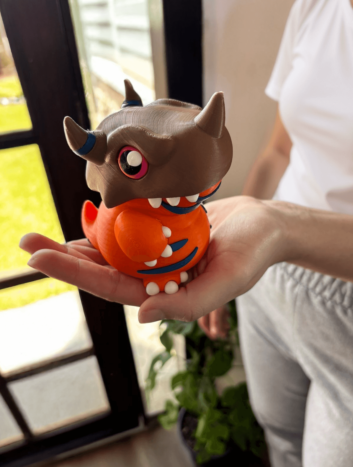 chubby greymon 3d model