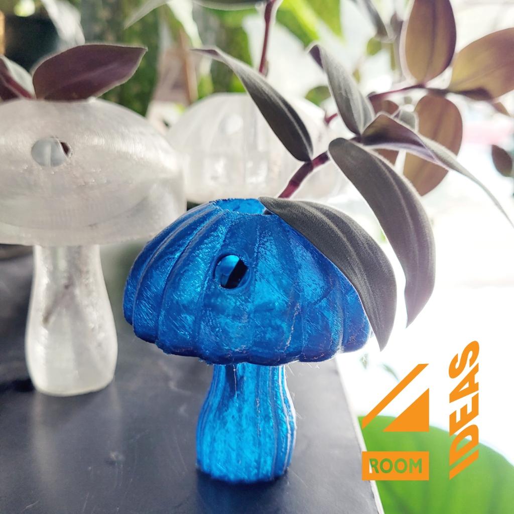 Mushroom Propagation Vase Set 3d model