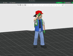Ash Ketchum Low Poly from Pokemon 3d model