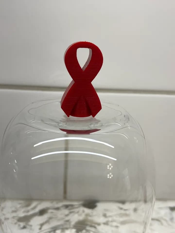 BREAST CANCER VALVE STEM CAP.stl 3d model