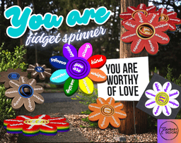 You Are Flower Fidget Spinner 3d model