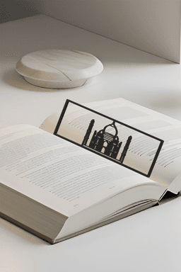 Taj Mahal Bookmark, Creativity Bookmark, Gıft Idea 3d model