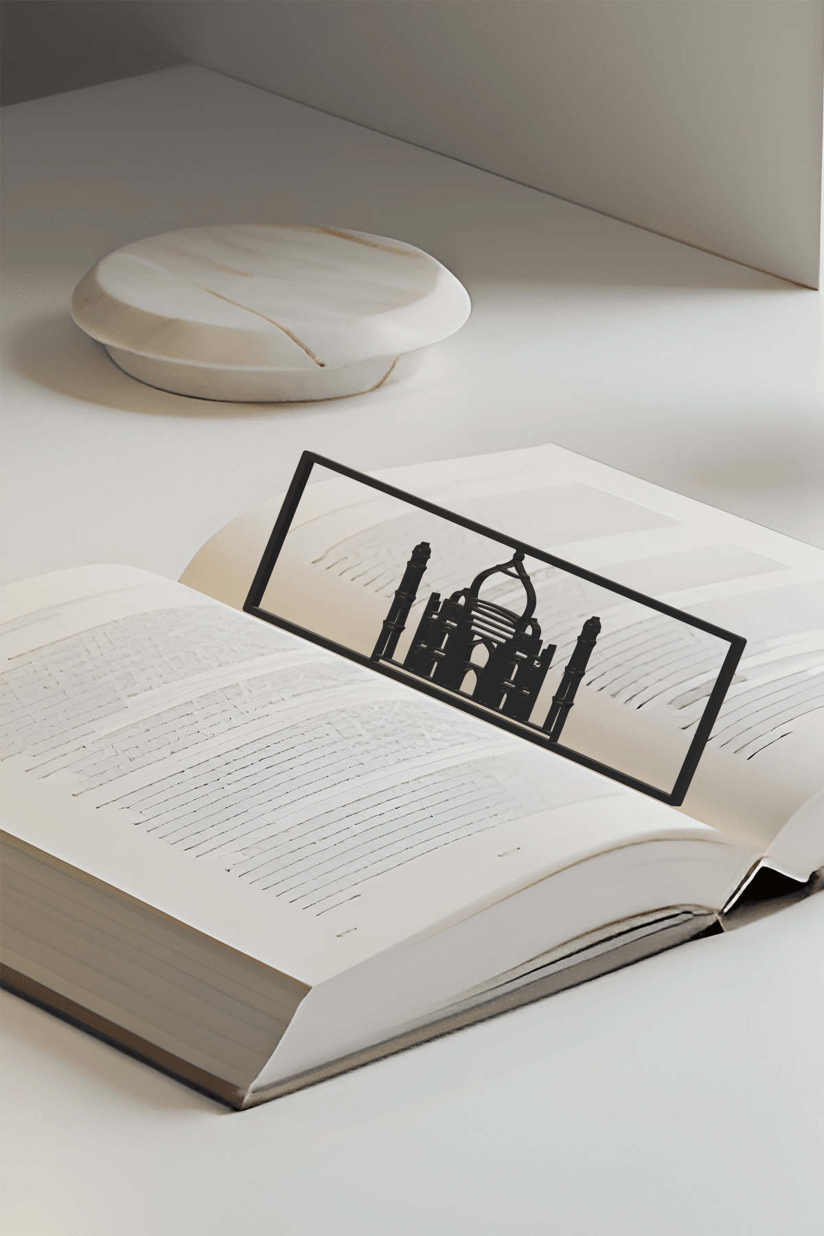 Taj Mahal Bookmark, Creativity Bookmark, Gıft Idea 3d model