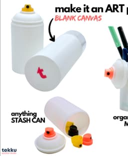 1:1 Spray Paint Can | 13.5cm / 5.3" | Stash Can as 3D Art Piece or Organizer 3d model