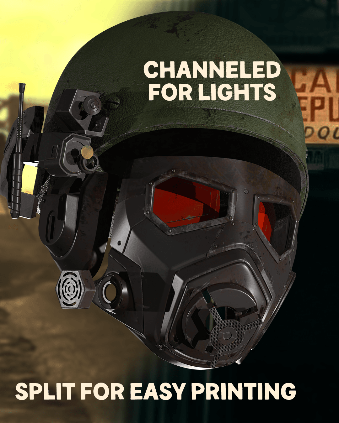NCR Ranger Helmet - Fallout Show Variant 3d model