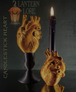 Candle Stick Heart (Pre Supported) 3d model