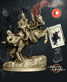 Dark Assassin - On Foot and Mounted 3d model