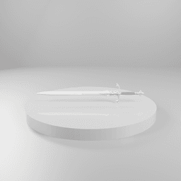 Nice fancy sword prop file - 3d model
