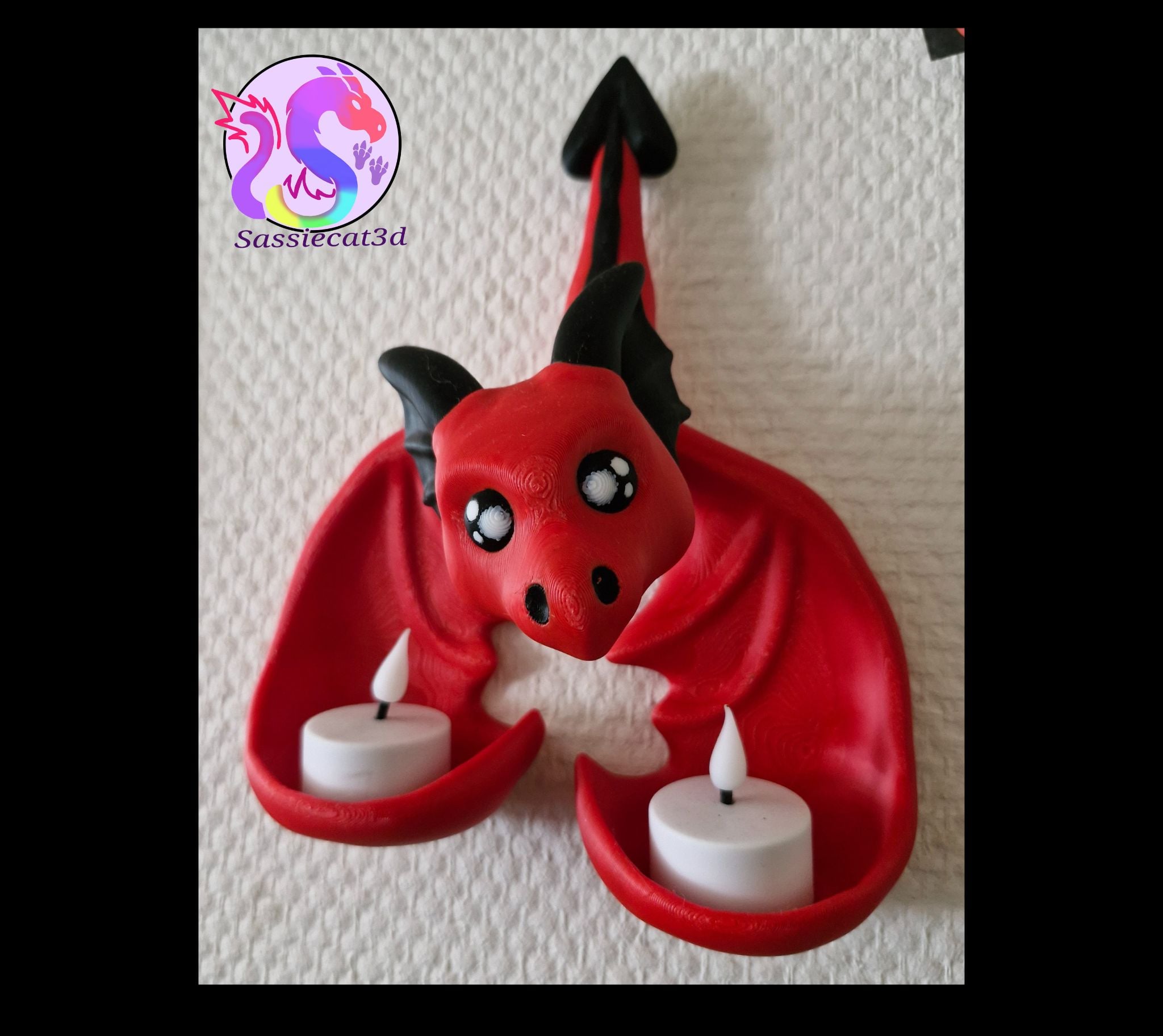 Dragon Tealight (Personal Use) 3d model