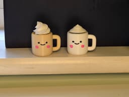 Cute Latte Fidget Toy 3d model