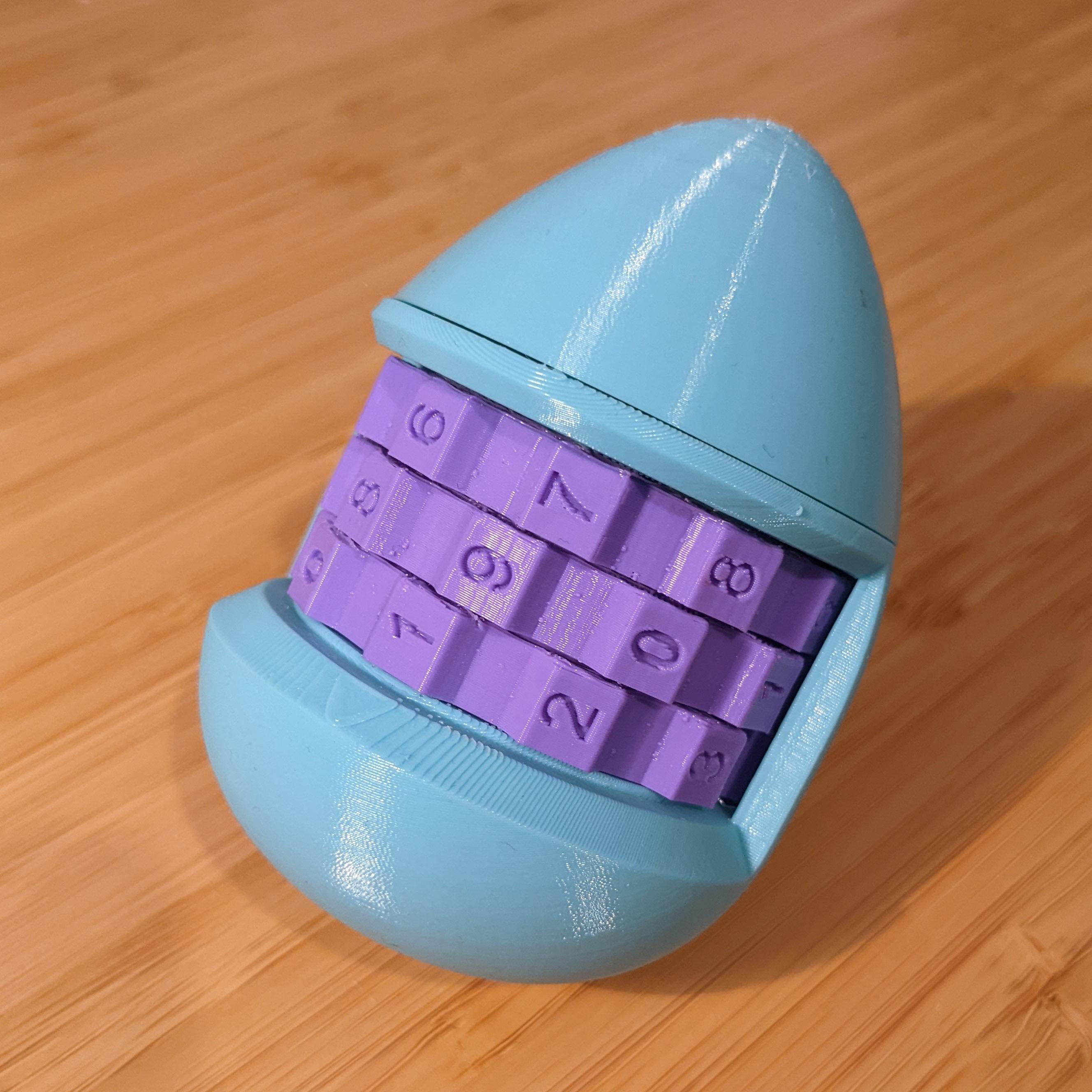 Creme Egg Lockbox - Easter Chocolate Protection 3d model