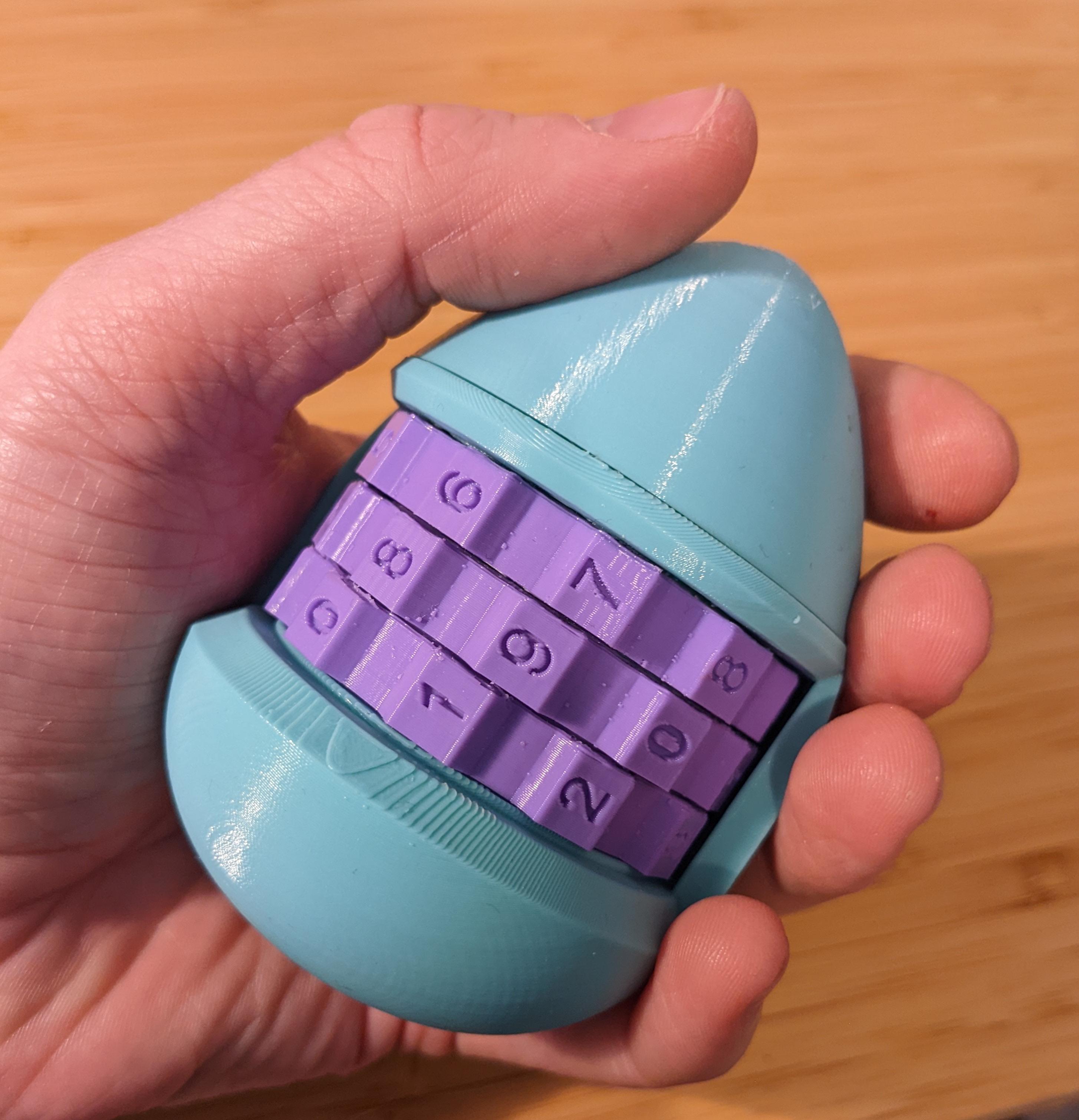 Creme Egg Lockbox - Easter Chocolate Protection 3d model