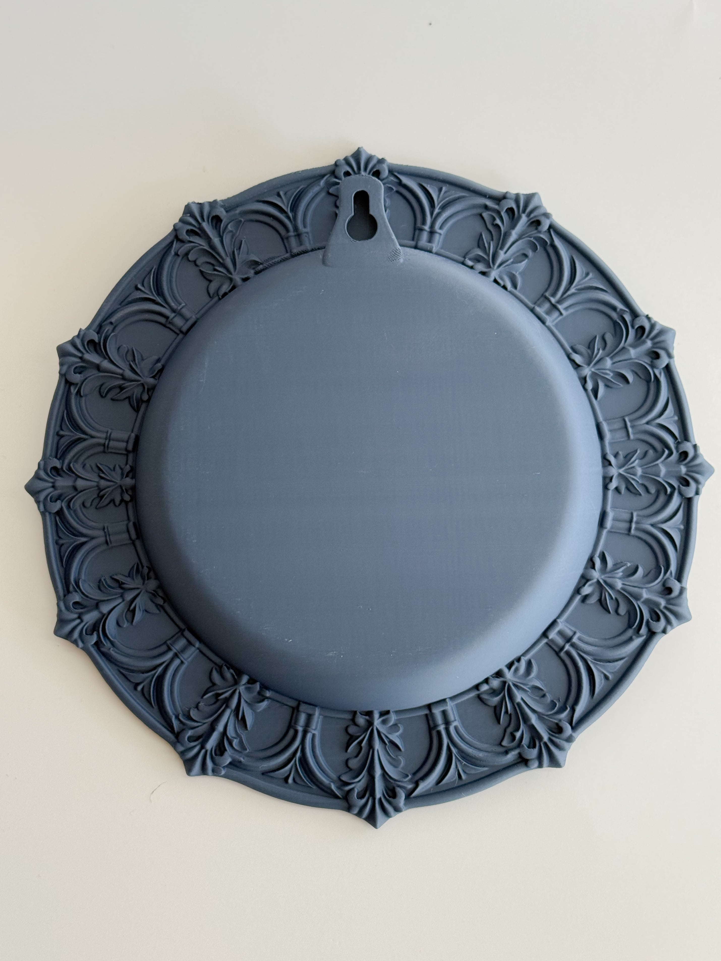 Deep Ornate Plate Wall Hangable 3d model