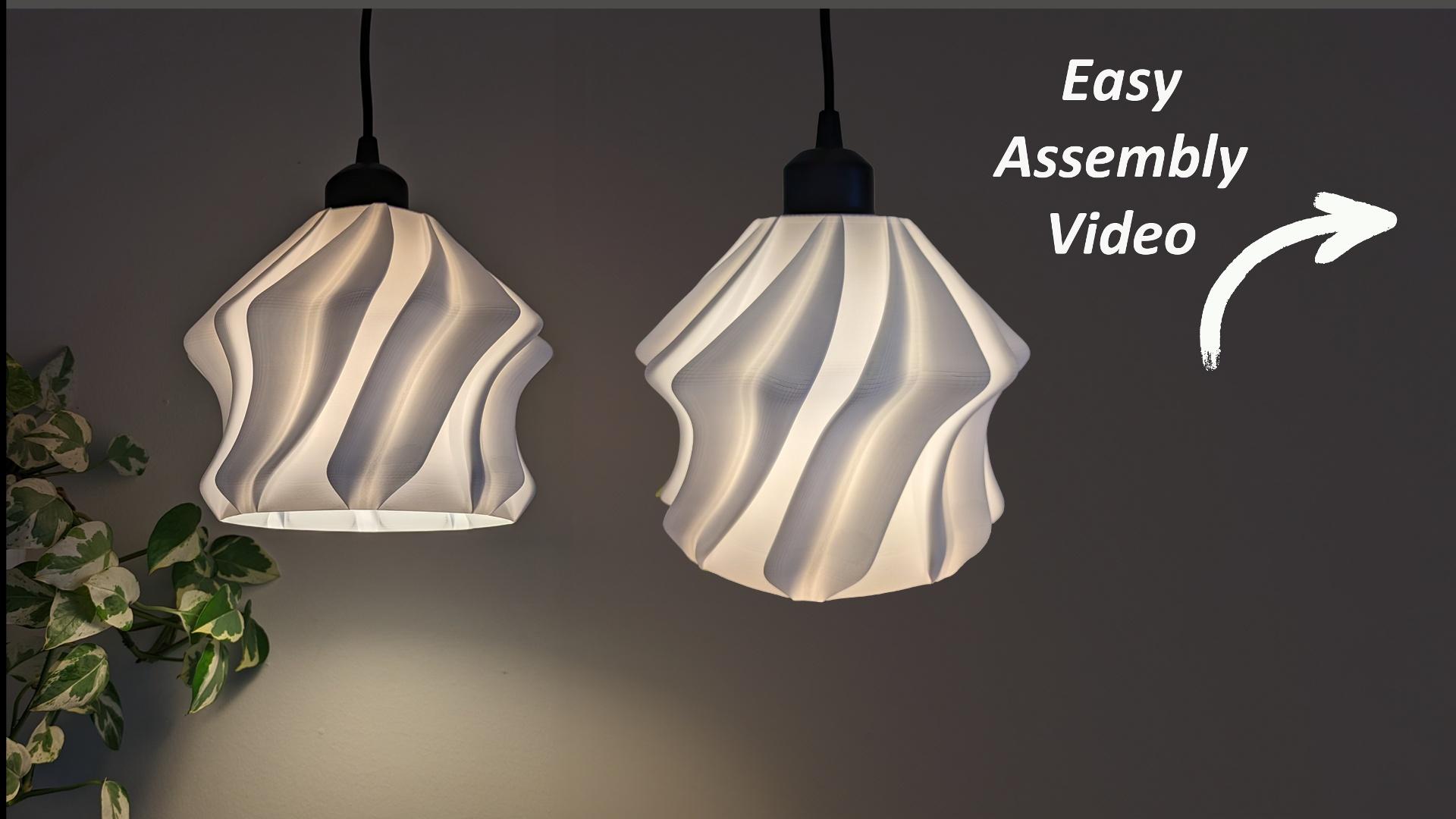 The Scura - Pendant Light, Vase Mode Bambu 3MF 3d model