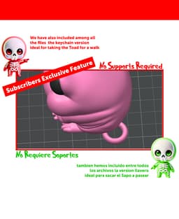 Bubblegum Toad 3d model