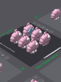 Cute Articulated & Clicker Seashell | Print-in-place 3d model