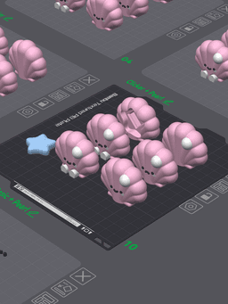 Cute Articulated & Clicker Seashell | Print-in-place 3d model
