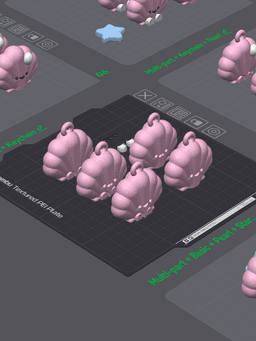 Cute Articulated & Clicker Seashell | Print-in-place 3d model