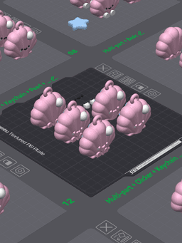 Cute Articulated & Clicker Seashell | Print-in-place 3d model