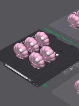 Cute Articulated & Clicker Seashell | Print-in-place 3d model