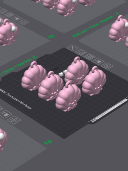 Cute Articulated & Clicker Seashell | Print-in-place 3d model