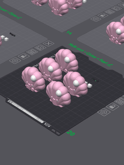 Cute Articulated & Clicker Seashell | Print-in-place 3d model