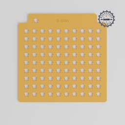 Turtle Sprinkle Stencil Pack, 5 Sizes, Animal & Ocean Theme, Ideal for Sprinkles, Cocoa, Edible Glitter PRODUCT_1358 3d model