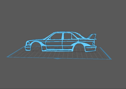 Mercedes - Evo 2 Wall art 3d model